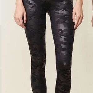 SPANX Black Camouflage Leggings
